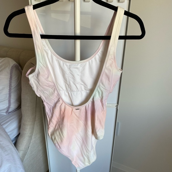 PINK one piece bathing suit - Picture 3 of 4